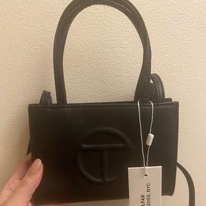 Telfar Small Black Shopping Bag